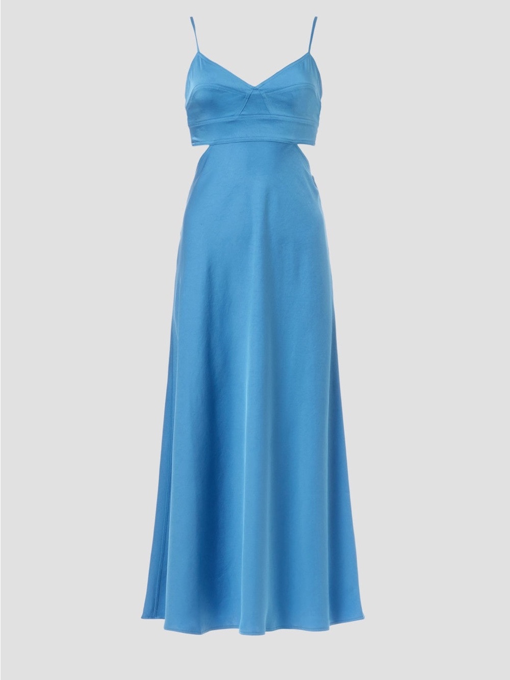 A.L.C. Cobalt Blue Spaghetti-Strap Maxi Dress